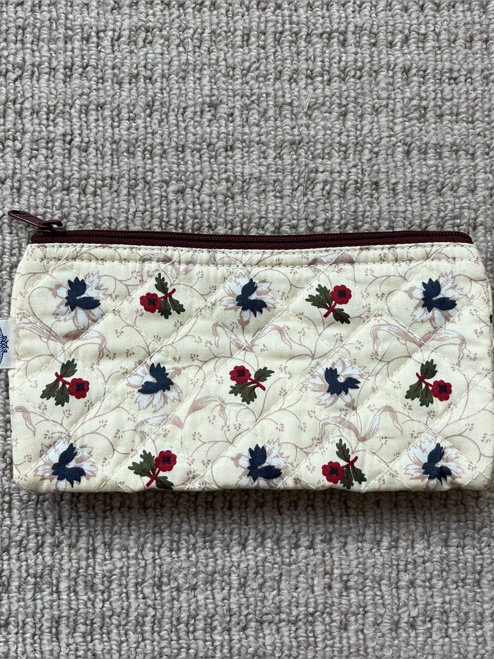 Vintage Naraya floral quilted wallet